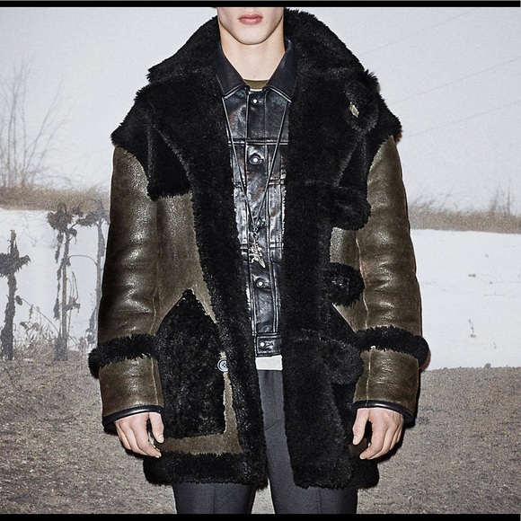 coach mens shearling jacket